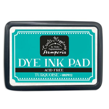 STAMPERIA STAMPERIA VICKY PAPAIOANNOU CREATE HAPPINESS TURQUOISE DYE INK PAD