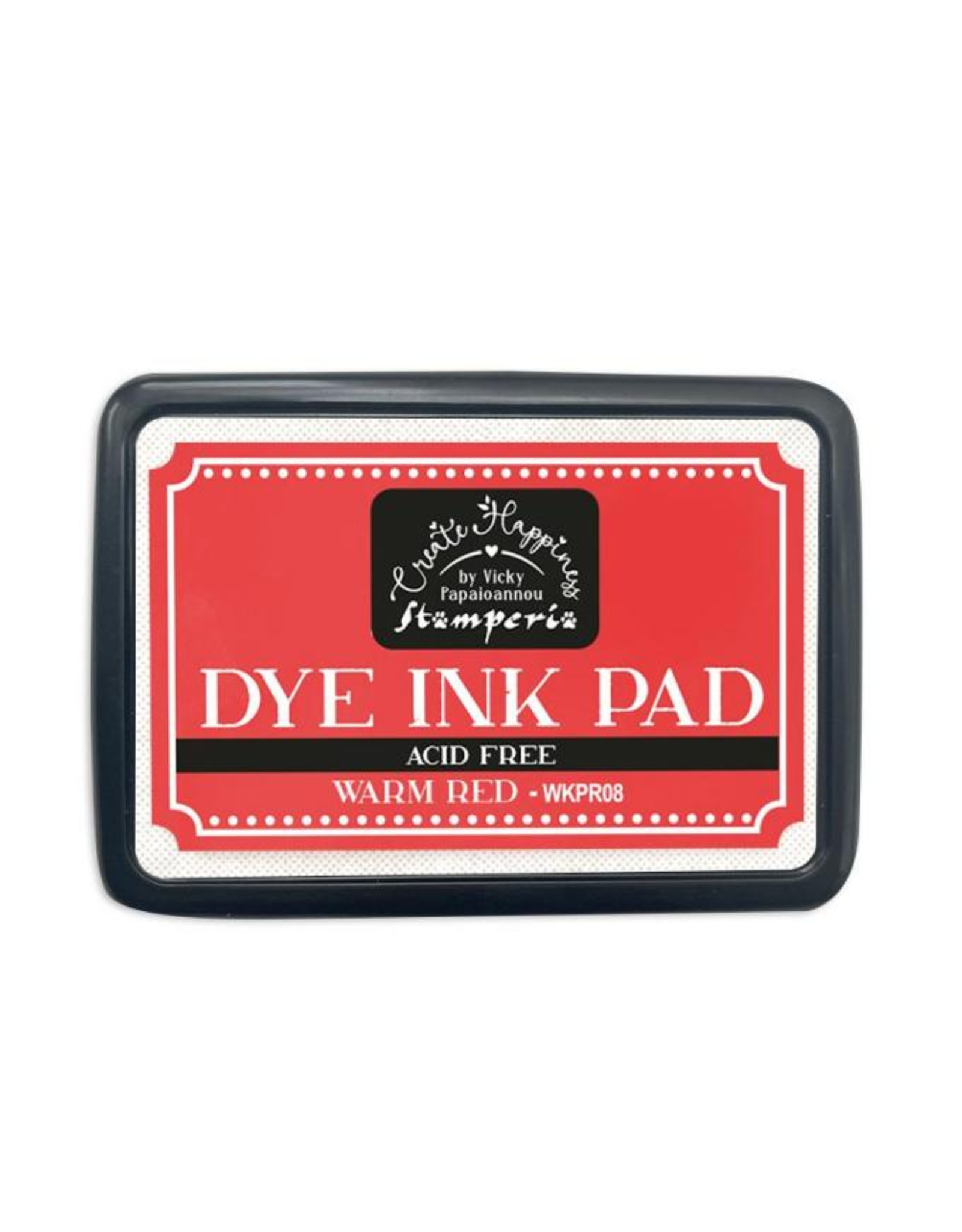 STAMPERIA STAMPERIA VICKY PAPAIOANNOU CREATE HAPPINESS WARM RED DYE INK PAD