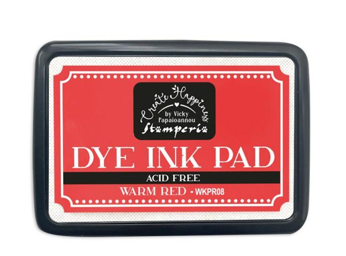 STAMPERIA STAMPERIA VICKY PAPAIOANNOU CREATE HAPPINESS WARM RED DYE INK PAD
