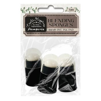 STAMPERIA STAMPERIA VICKY PAPAIOANNOU CREATE HAPPINESS FINGER TOOL BLENDING SPONGES 3/PK