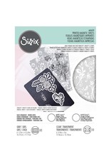 SIZZIX SIZZIX PRINTED MAGNETIC SHEETS WITH ENVELOPES 4.375x6.5  3/PK