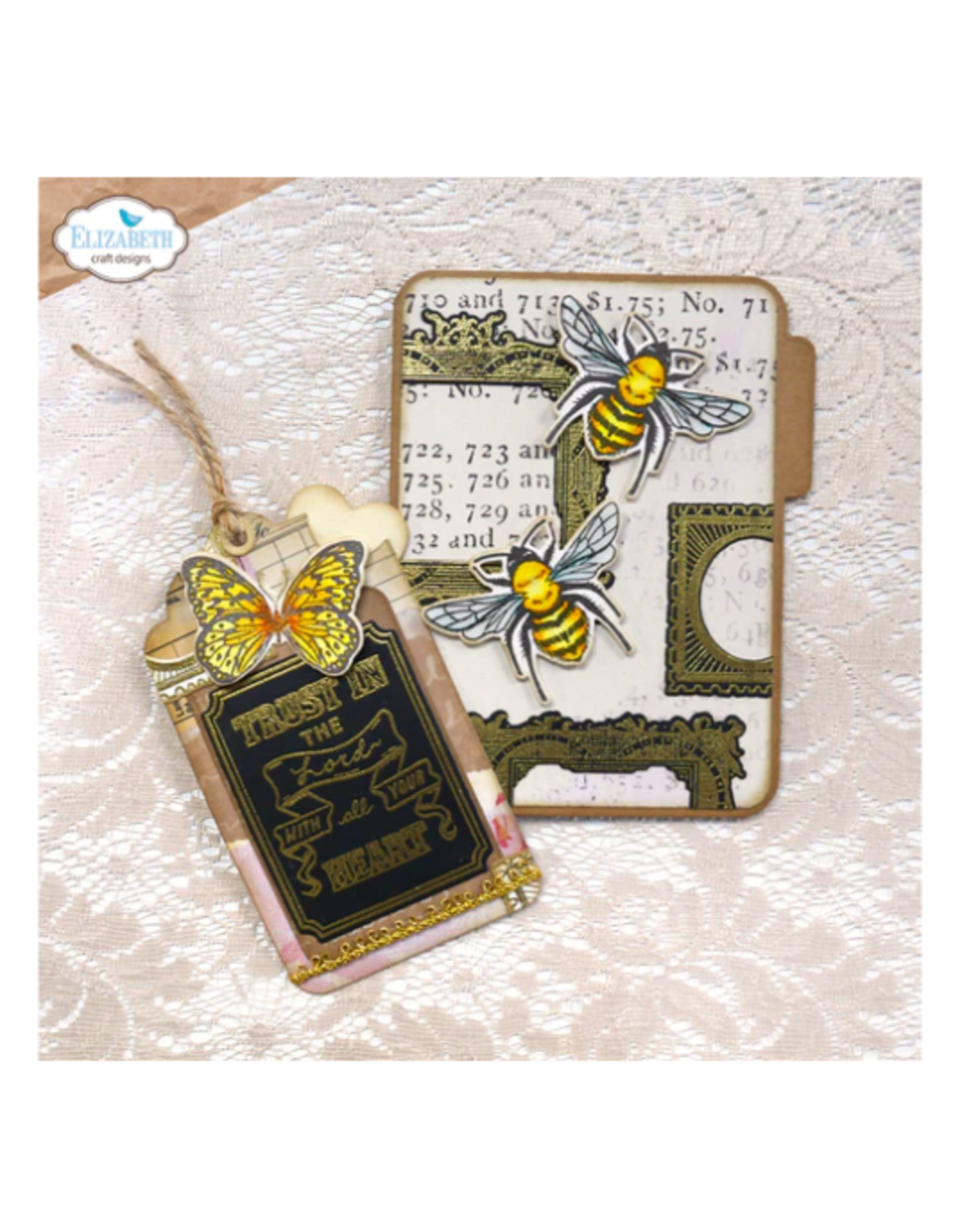 ELIZABETH CRAFT DESIGNS ELIZABETH CRAFT DESIGNS ENGLISH COUNTRYSIDE 1 CLEAR STAMP SET