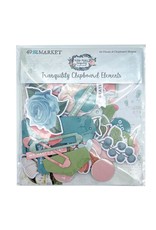 49 AND MARKET 49 AND MARKET VINTAGE ARTISTRY TRANQUILITY CHIPBOARD ELEMENTS 62 PIECES