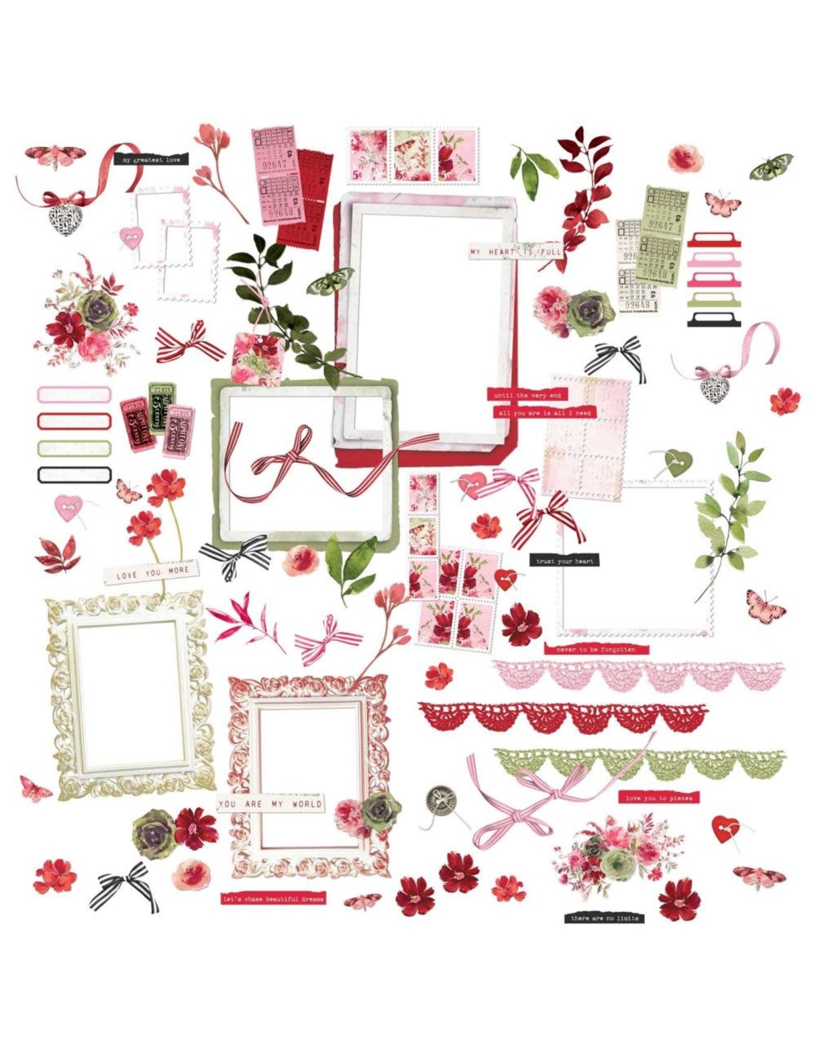 49 AND MARKET 49 AND MARKET ARTOPTIONS ROUGE 6x12 LASER CUT ELEMENTS  97/PK