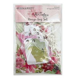 49 AND MARKET 49 AND MARKET ARTOPTIONS ROUGE TAG SET 18 PIECES