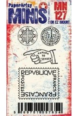 PAPER ARTSY PAPER ARTSY MINIS MN127 CLING STAMP