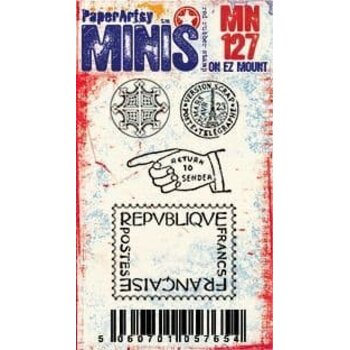 PAPER ARTSY PAPER ARTSY MINIS MN127 CLING STAMP
