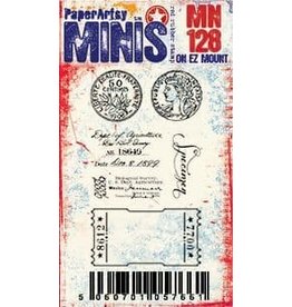 PAPER ARTSY PAPER ARTSY MINIS MN128 CLING STAMP