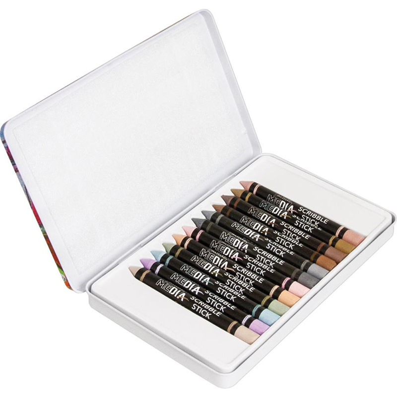 RANGER RANGER DINA WAKLEY MEDIA SCRIBBLE STICKS #3 12PK
