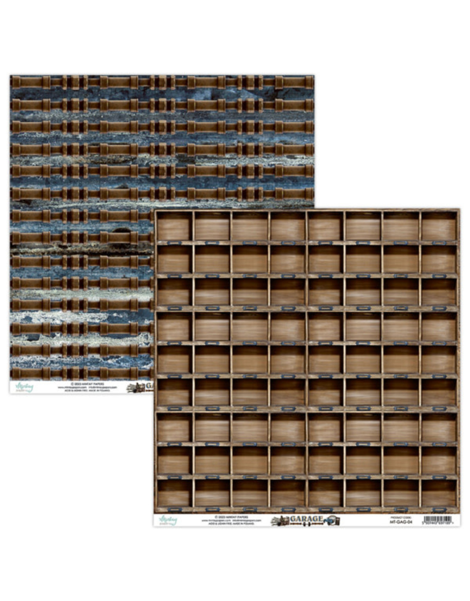 MINTAY MINTAY GARAGE #04 12x12 CARDSTOCK