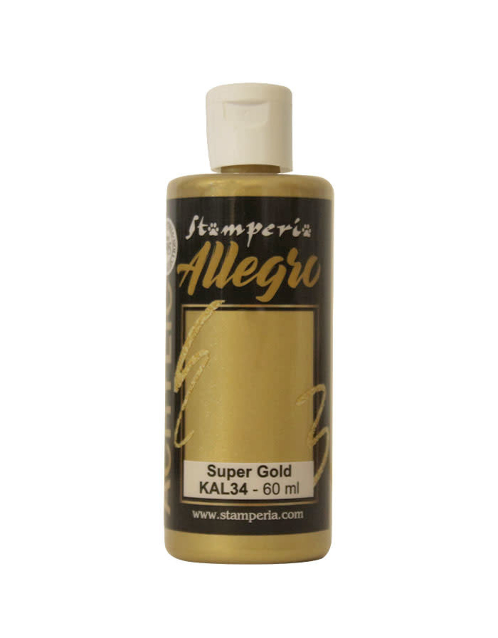 STAMPERIA STAMPERIA ALLEGRO PAINT SUPER GOLD METALLIC 60ML