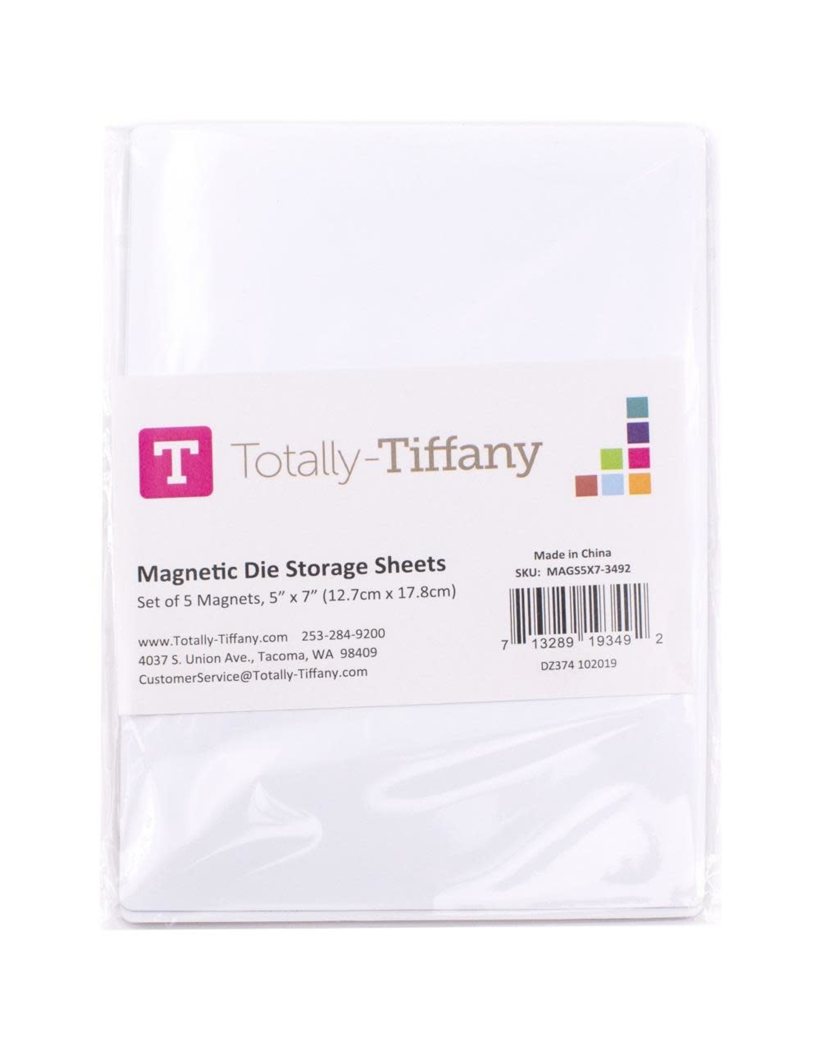 TOTALLY TIFFANY TOTALLY TIFFANY 5x7 MAGNETIC STORAGE SHEETS 5/PK
