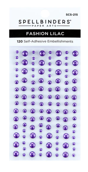SPELLBINDERS SPELLBINDERS FASHION LILAC COLOR ESSENTIALS PEARL DOTS