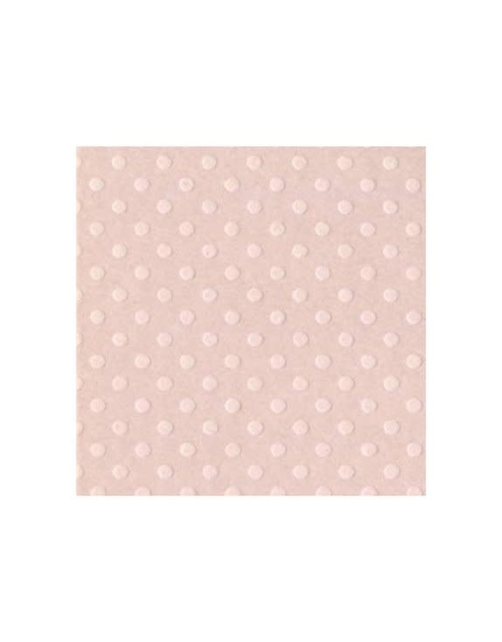 BAZZILL BAZZILL DOTTED SWISS SUNSET ROSE CARDSTOCK 12X12