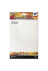 RANGER TIM HOLTZ ALCOHOL INK DURA-LAR CLEAR TRANSPARENT 5x7 SYNTHETIC SHEETS