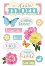 PAPER HOUSE PRODUCTIONS PAPER HOUSE MOM 3D STICKERS