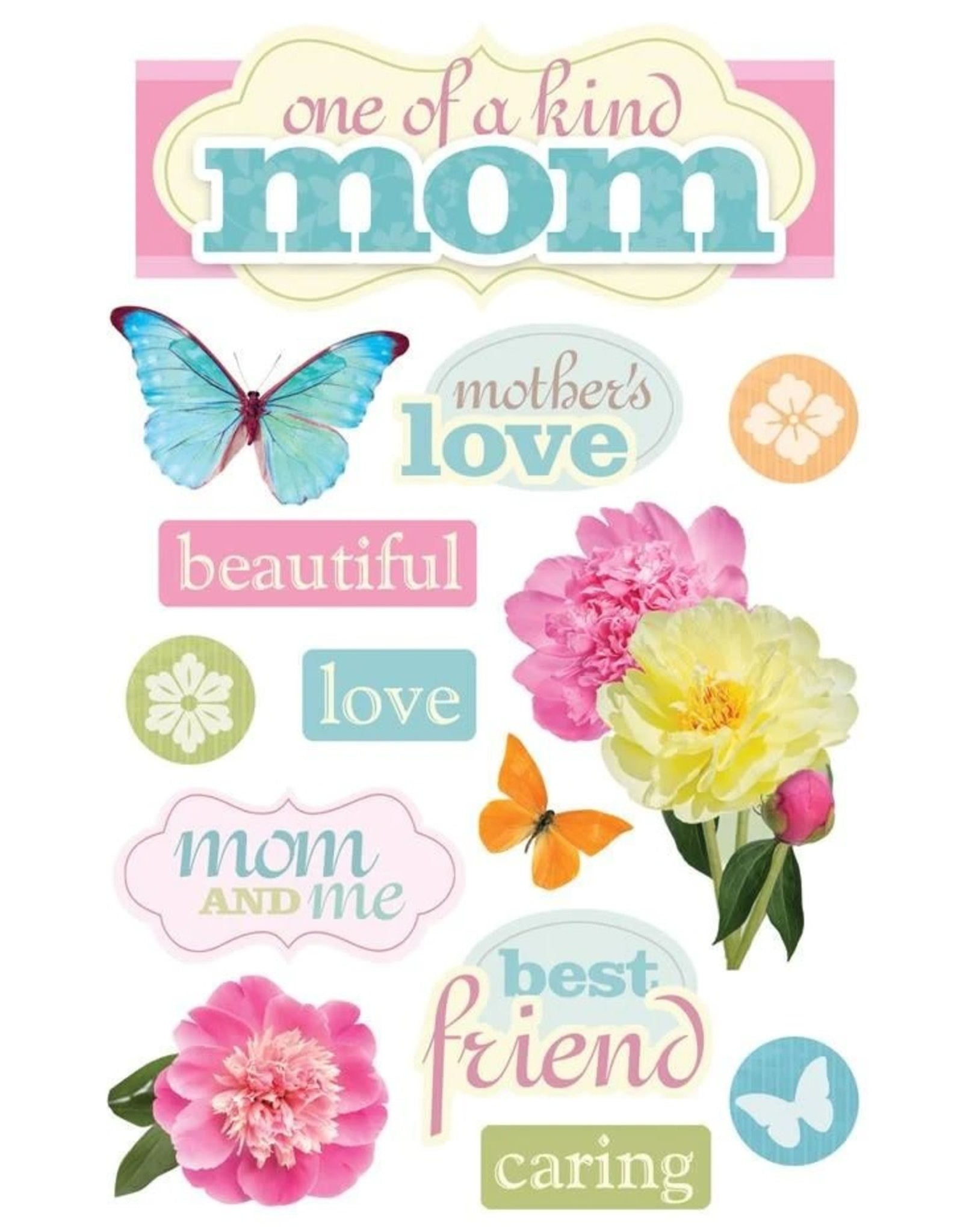 PAPER HOUSE PRODUCTIONS PAPER HOUSE MOM 3D STICKERS