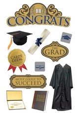 PAPER HOUSE PRODUCTIONS PAPER HOUSE CONGRATS 3D STICKERS