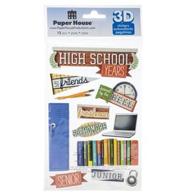 PAPER HOUSE PRODUCTIONS PAPER HOUSE HIGH SCHOOL 3D STICKERS