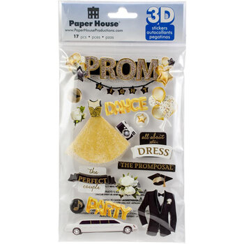 PAPER HOUSE PRODUCTIONS PAPER HOUSE PROM 3D STICKERS