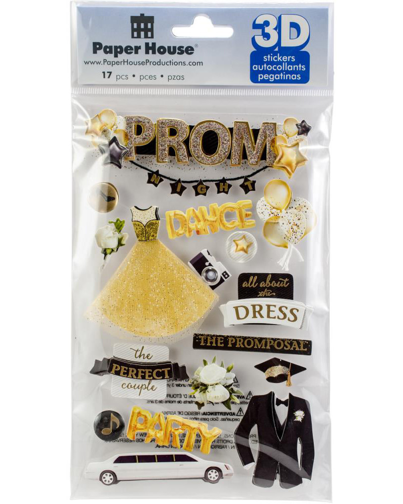 PAPER HOUSE PRODUCTIONS PAPER HOUSE PROM 3D STICKERS