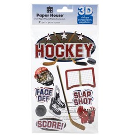 PAPER HOUSE PRODUCTIONS PAPER HOUSE ICE HOCKEY 3D STICKERS