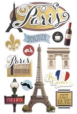 PAPER HOUSE PRODUCTIONS PAPER HOUSE DISCOVER PARIS 3D STICKERS