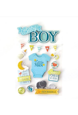 PAPER HOUSE PRODUCTIONS PAPER HOUSE BABY BOY 3D STICKERS