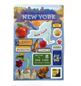 PAPER HOUSE PRODUCTIONS PAPER HOUSE DESTINATIONS NEW YORK STATE 3D STICKERS