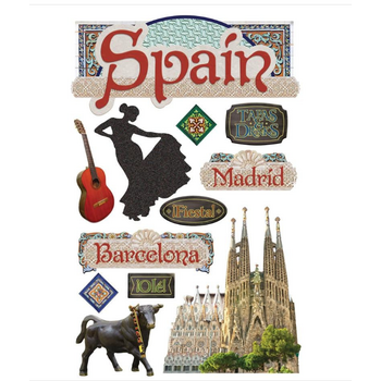 PAPER HOUSE PRODUCTIONS PAPER HOUSE SPAIN 3D STICKERS
