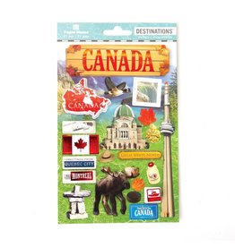PAPER HOUSE PRODUCTIONS PAPER HOUSE DESTINATIONS CANADA 3D STICKERS