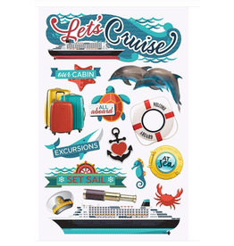 PAPER HOUSE PRODUCTIONS PAPER HOUSE LET'S CRUISE 3D STICKERS