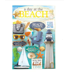 PAPER HOUSE PRODUCTIONS PAPER HOUSE BEACH DESTINATION 3D STICKERS
