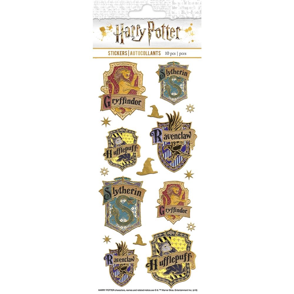 PAPER HOUSE PRODUCTIONS PAPER HOUSE HARRY POTTER CRESTS ENAMEL STICKERS