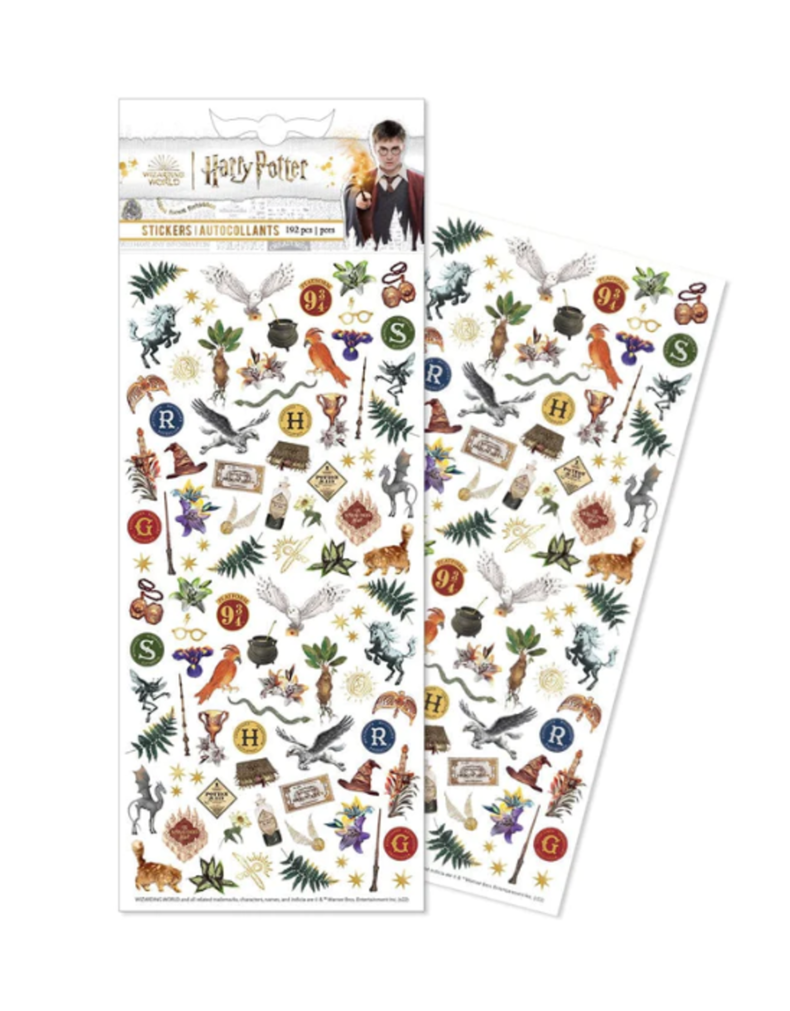 PAPER HOUSE PRODUCTIONS PAPER HOUSE HARRY POTTER FLORAL HOGWARTS MINI STICKERS
