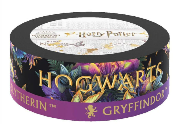 PAPER HOUSE PRODUCTIONS PAPER HOUSE HARRY POTTER FLORAL HOGWARTS WASHI TAPE SET 2/PK