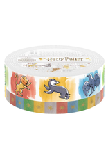 PAPER HOUSE PRODUCTIONS PAPER HOUSE HARRY POTTER WATERCOLOR HOUSES WASHI TAPE SET 2/PK