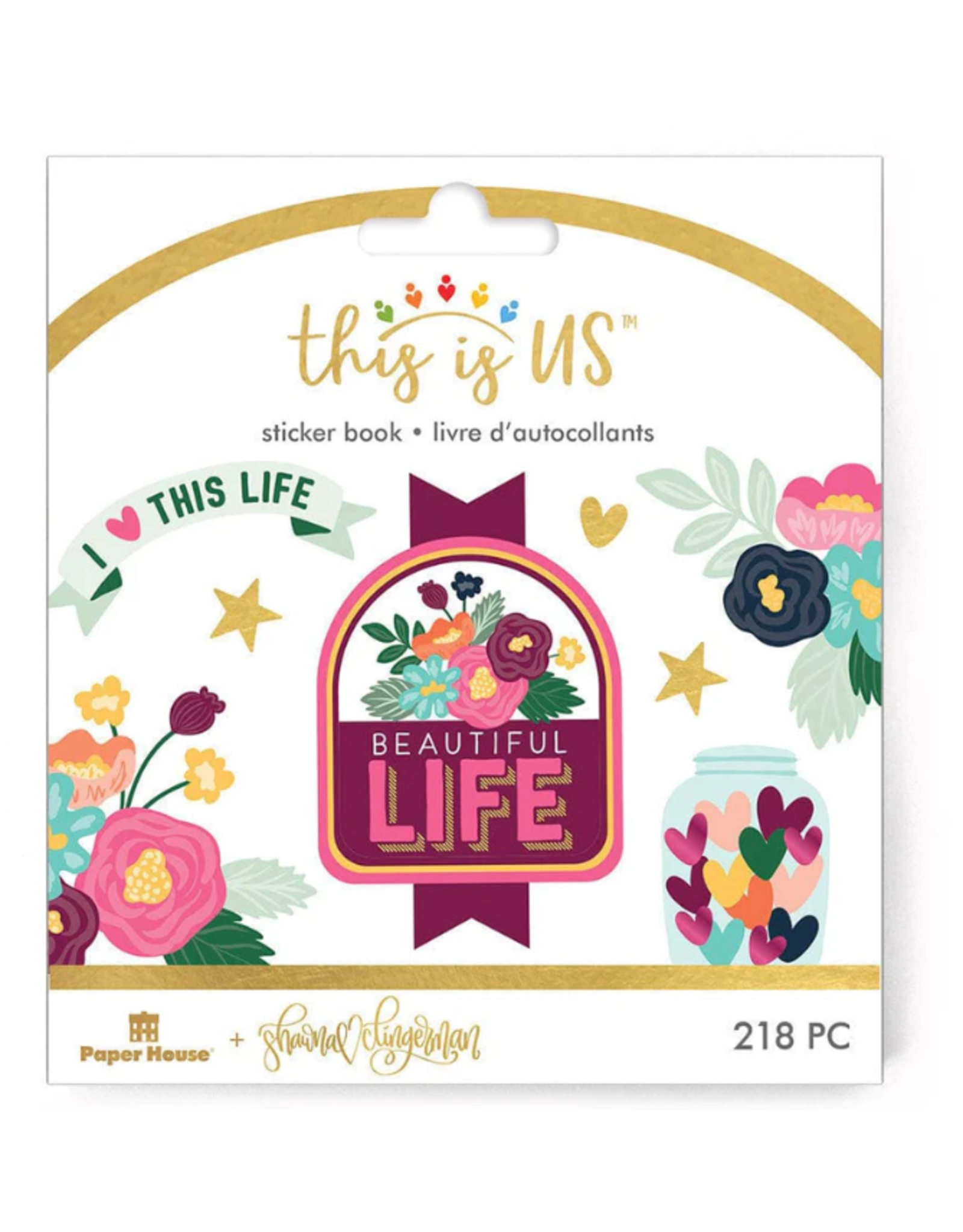 PAPER HOUSE PRODUCTIONS PAPER HOUSE THIS IS US SHAWNA CLINGERMAN BEAUTIFUL LIFE PLANNER STICKERS
