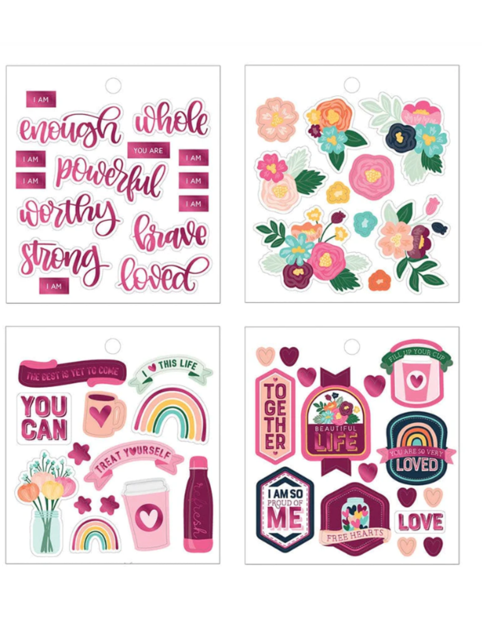 PAPER HOUSE PRODUCTIONS PAPER HOUSE THIS IS US SHAWNA CLINGERMAN BEAUTIFUL LIFE PLANNER STICKERS