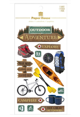 PAPER HOUSE PRODUCTIONS PAPER HOUSE OUTDOOR ADVENTURE 3D STICKERS