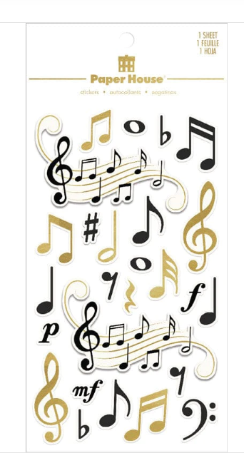 PAPER HOUSE PRODUCTIONS PAPER HOUSE MUSIC 3D STICKERS