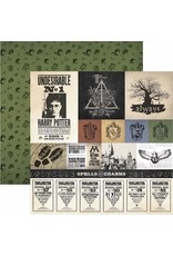 PAPER HOUSE PRODUCTIONS PAPER HOUSE WIZARDING WORLD OF HARRY POTTER PARCHMENT TAGS 12x12 CARDSTOCK