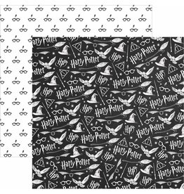 PAPER HOUSE PRODUCTIONS PAPER HOUSE WIZARDING WORLD OF HARRY POTTER PATTERN 12x12 CARDSTOCK
