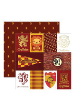 PAPER HOUSE PRODUCTIONS PAPER HOUSE HARRY POTTER GRYFFINDOR TAG PAPER 12X12
