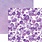 PAPER HOUSE PRODUCTIONS PAPER HOUSE PURPLE WATERCOLOR POLKA DOTS 12X12 CARDSTOCK