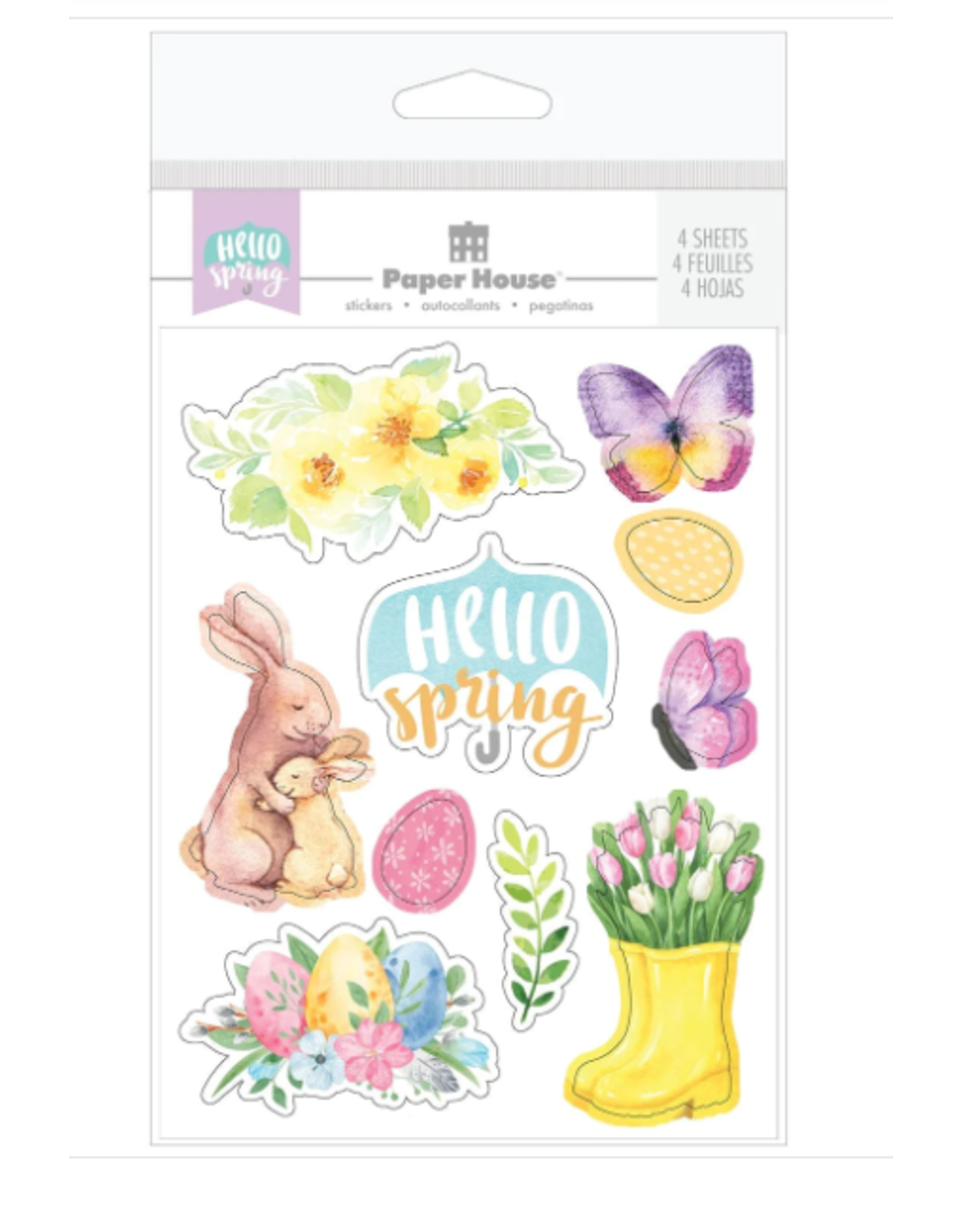 PAPER HOUSE PRODUCTIONS PAPER HOUSE HELLO SPRING STICKER PACK