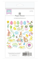 PAPER HOUSE PRODUCTIONS PAPER HOUSE HELLO SPRING DIE CUTS 37/PK