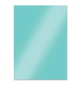 HUNKYDORY CRAFTS LTD. HUNKYDORY FROSTED GREEN A4 MIRRI CARD ESSENTIALS 20 SHEETS