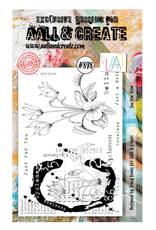AALL & CREATE AALL & CREATE TRACY EVANS #898 SEE YOU SOON A6 ACRYLIC STAMP SET