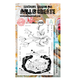 AALL & CREATE AALL & CREATE TRACY EVANS #898 SEE YOU SOON A6 ACRYLIC STAMP SET